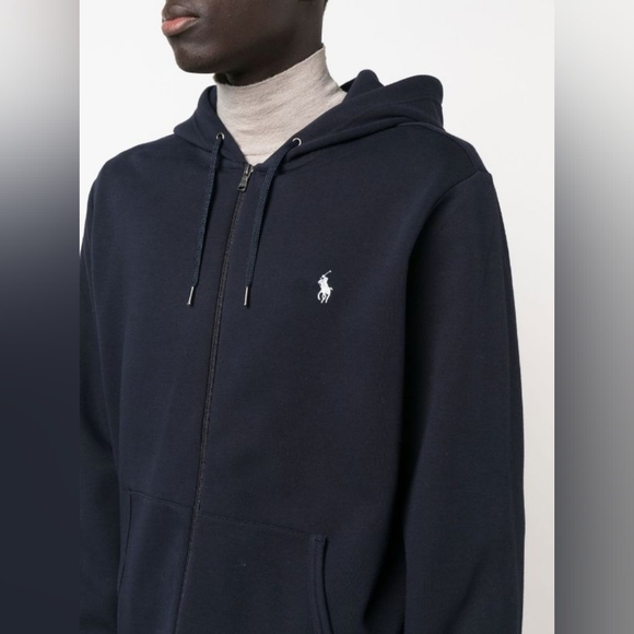 NWOT Polo Ralph Lauren [M] Navy Hoodie - Picture 5 of 5